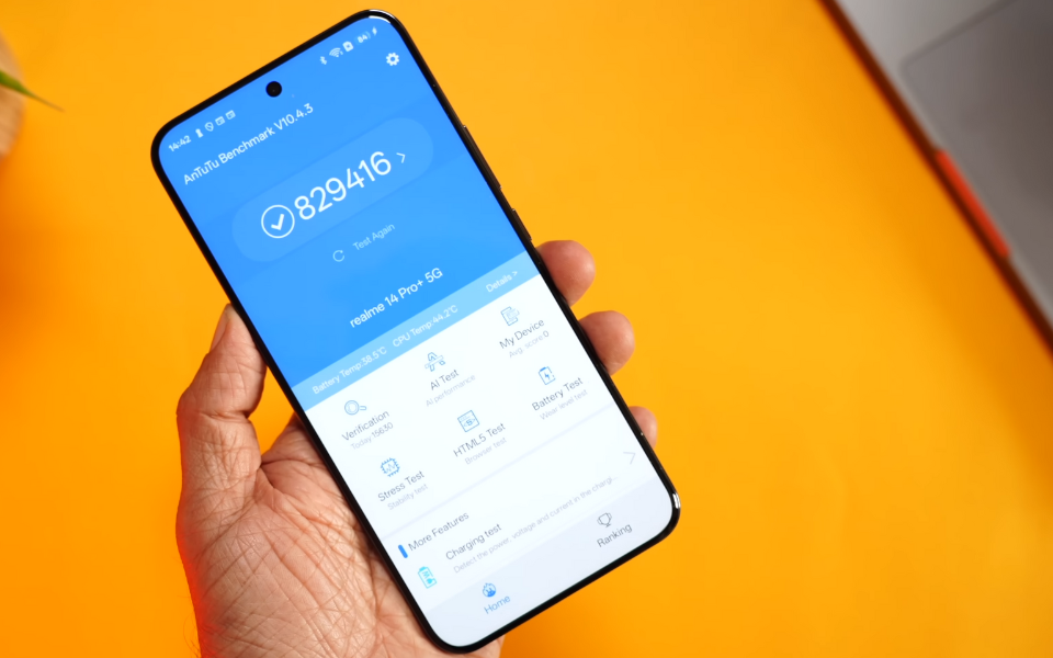 Realme 14 Pro Plus AnTuTu Benchmark